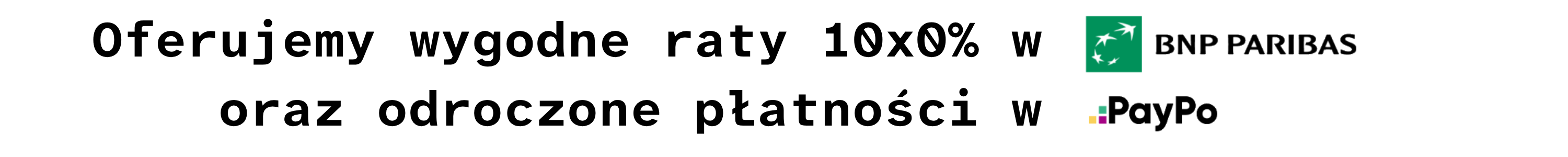 Raty i odroczone płatności
