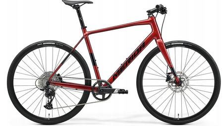 Rower szosowy fitness SPEEDER 500 L(56) DARK STRAWBERRY(BLACK)	