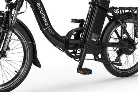 ROWER ELEKTRYCZNY ECOBIKE EVEN BLACK (SKŁADAK)
