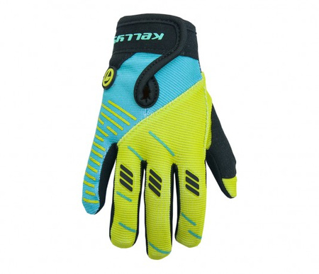Rękawice KELLYS Gouki, blue-lime, small