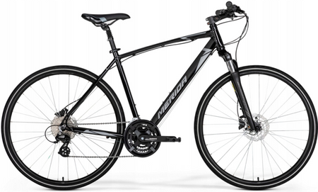 Rower crossowy Merida CROSSWAY 15 L(55) GLOSSY BLACK(MATT SILVER)