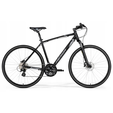 Rower crossowy Merida CROSSWAY 15 S-M(48) GLOSSY BLACK(MATT SILVER)