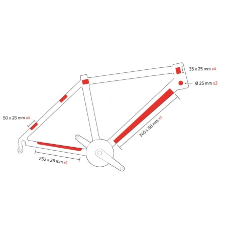 Osłona ramy Zefal skin armor M