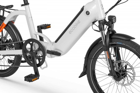 ROWER ELEKTRYCZNY ECOBIKE RHINO CRUISE WHITE (SKŁADAK)