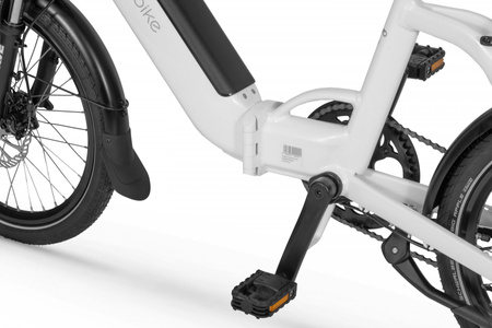 ROWER ELEKTRYCZNY ECOBIKE RHINO CRUISE WHITE (SKŁADAK)
