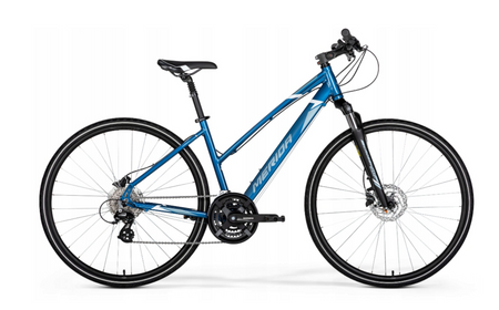 Rower crossowy Merida CROSSWAY 15 LADY M(L)(50L) BLUE(STEEL BLUE/WHITE)