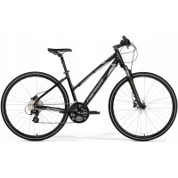 Rower crossowy Merida CROSSWAY 15 LADY XS(L)(42L) GLOSSY BLACK(MATT SILVER)