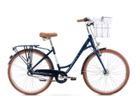 Rower miejski ROMET POP ART CLASSIC GRANATOWY MAT L